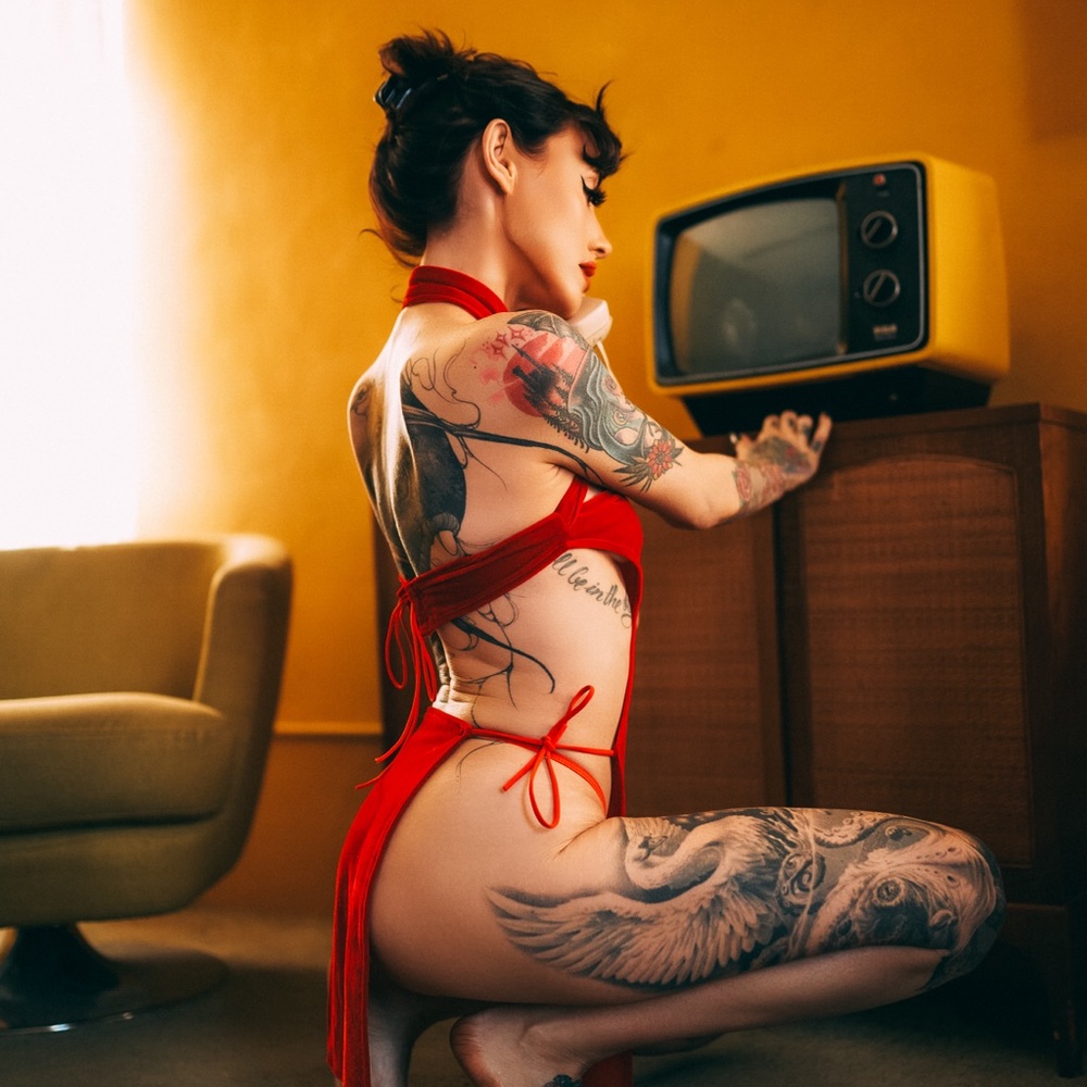 Red dress